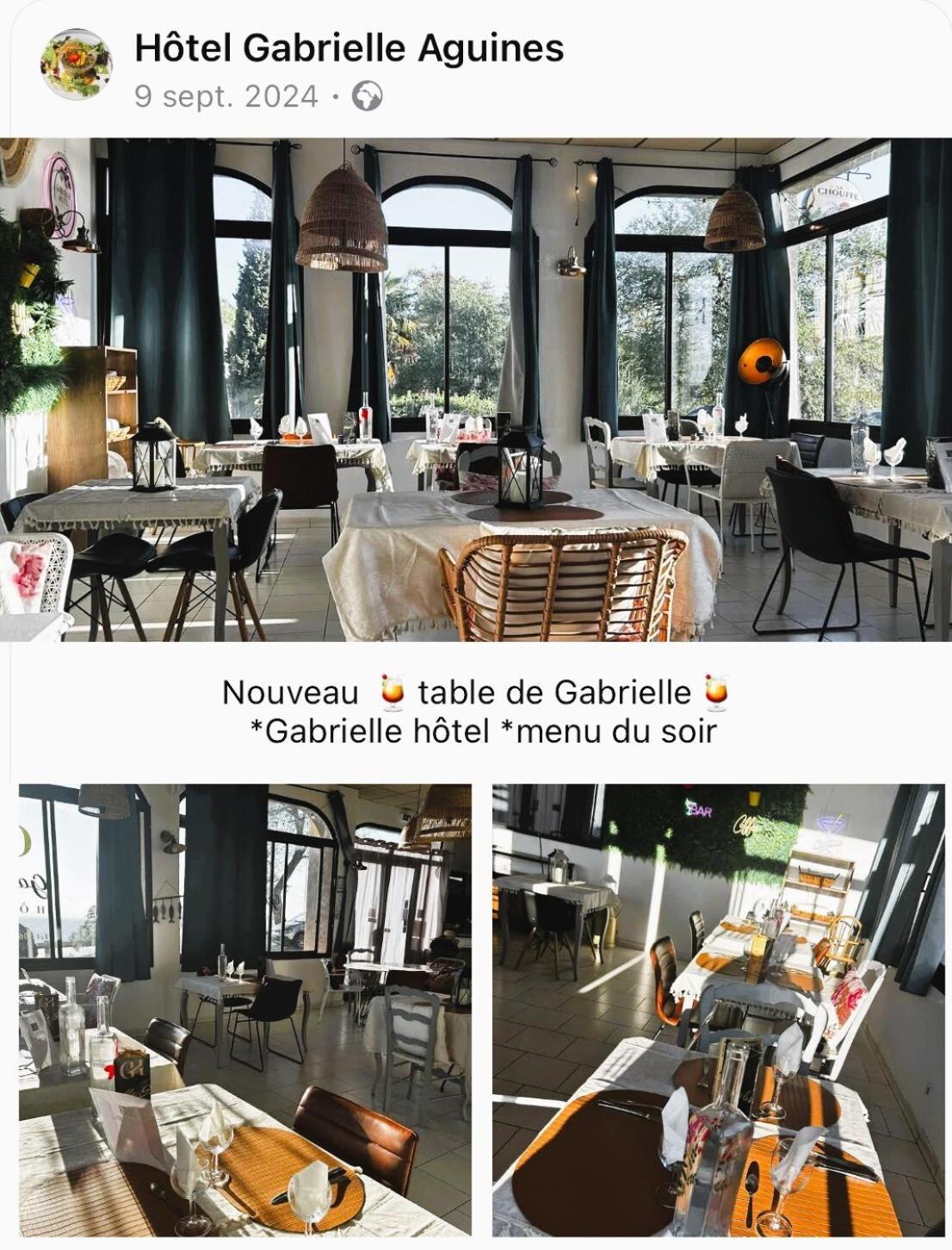 Gabrielle Hotel Aiguines Eksteriør billede